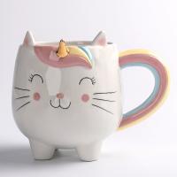 O gato 3D imprimiu a dolomite que os copos de café cerâmicos agridem Eco sustentável amigável