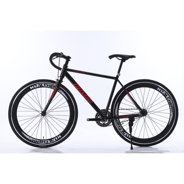 GOMID Fixed Gear Bike Custom Track Bicycle Bisiklet KENDA TIRE Single Speed Racing Bike Bicicletas Flip Flop Hub Gear Cycle