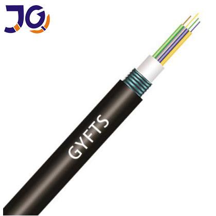 Conduit blindé 24 du câble GYTS de fibre câble de fibre optique de 48 96 144 288 noyaux