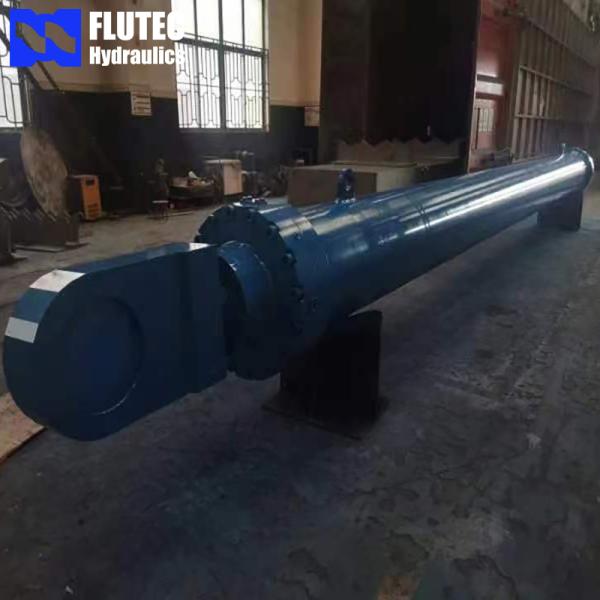 Self Developed Design Luffing Cylinder For Statcker Relcaimer Double Acting Normal Temperature