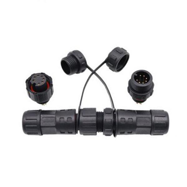 Conector circular de 8 pinos à prova d'água de qualidade industrial de fábrica M12 Conector de exibição Lvds de cabo moldado feminino