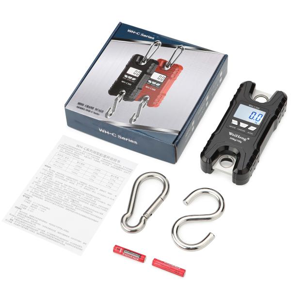 Balance de grue électronique chaude en plastique ABS 500KG Weiheng Crochet de pesée numérique Balance suspendue WH-C500 pour pesée lourde