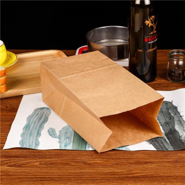 Creatrust Sachet Tea Packaging Wedding Gift Flower Brown One Handle Charcoal Customized Food Paper Bag