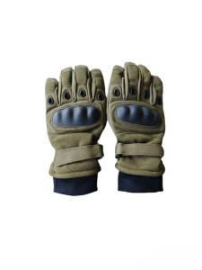 Military Green Winter Tactical Gloves with Insulated Windproof Touchscreen