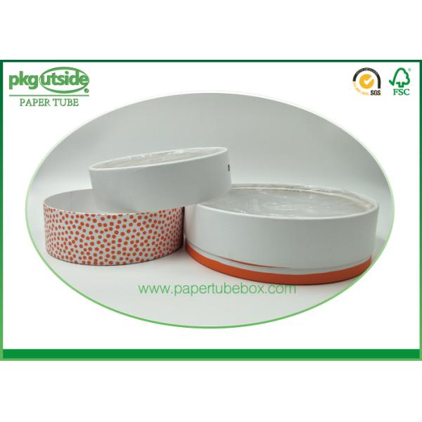 Cosmetics / Jewelry Cardboard Cylinder Packaging , Custom Cardboard Tube Packaging