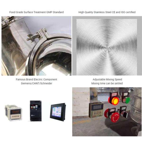 смешивать порошка машины смесителя порошка 1200Л химический фармацевтический трехмерный