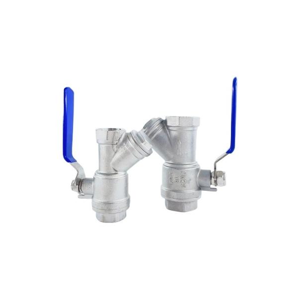 Vente de soupape à bille de type Y GLQ11F-16P en acier inoxydable 304 avec support OEM personnalisé