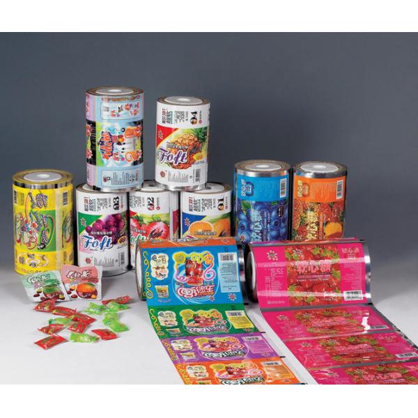 Soft Heat Seal Food Plastic Printed Laminated Packaging Film Roll Moisture Proof