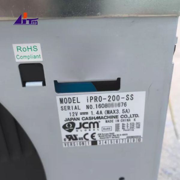 JCM IPRO-200-SS Bill Acceptor With Money Box for Payment Terminal
