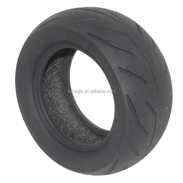 12x4.50-6.5 Wear-Resistant Tubeless Scooter Wheels Vacuum Airless Tire Accessories for Electric & Kids' Scooters Made of Rubber