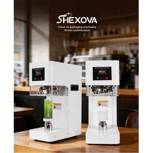 Different Sizes 110V 220V Bottles Rotary Can Sealer Machine For Beverage Shop