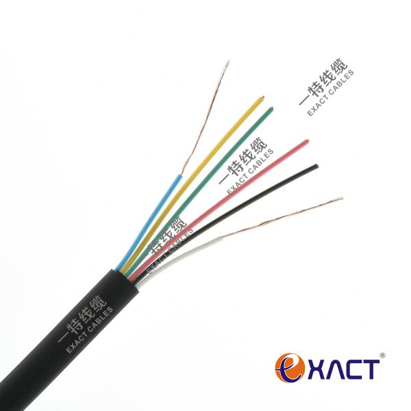 Отличная прочность на растяжение 12х0,22 мм2 протяженный медный проводник сигнализационный кабель