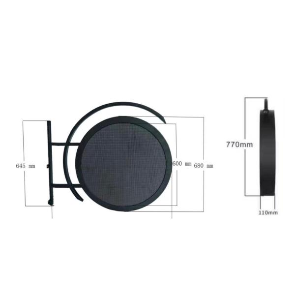 Настраиваемый P4mm HD логотип LED дисплей для рекламы розничной торговли 5000nits 3840Hz обновление