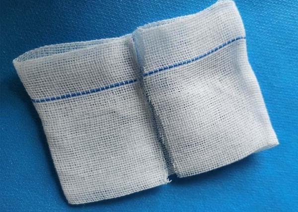 7.5cmx7.5cm Mesh 13 Threads Medical Gauze For Wound Care Odorless Tasteless