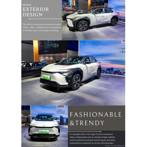 2024 2023 Toyota Bz4X Auto SUV Petite automobile Véhicule à énergie de dépôt