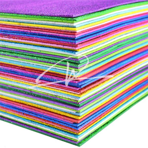 Handmade Materials Glitter EVA Foam Sheet Customized Textured Foam Sheet