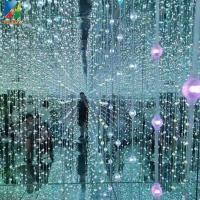 20mm 23mm 25mm Cristal transparente RGB Pixel Ball Flexível Soft 3D LED Point Light
