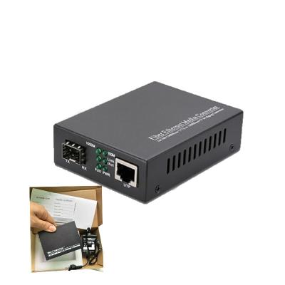 Secure Shipment 10/100/1000M Fiber Optical Media Converter LC Interface With Tx1550nm Description