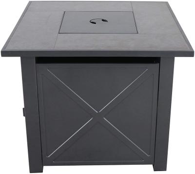 40,000 BTU Outdoor Gas 30'' Square Fire Pit Table With Easy-Access Door
