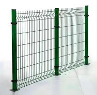 RAL6005 Couleur 3D Clôture métallique courbe Sécurité V Mesh Clôture 1,8 M de hauteur