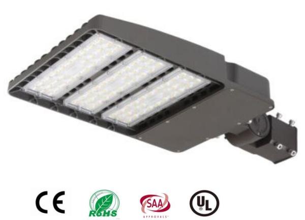 PF >09 130lm / Watt 300 Watt Led Parking Lot Light With 5 Years Warranty