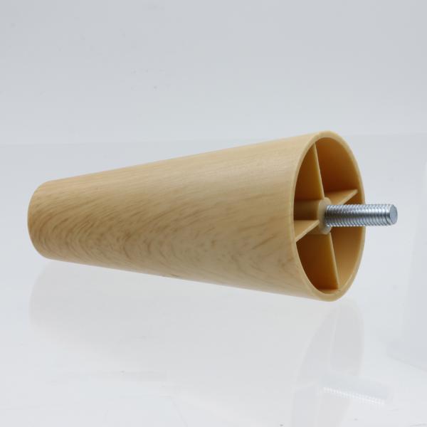 KR-P0403 4.7 Inch Plastic Furniture Feet , Oka Wood Reliable Tapered Cabinet Legs