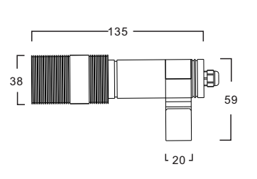 as fachadas exteriores da construção do pátio do balcão do projetor da luz do gramado do diodo emissor de luz de 5W IP67 constroem uma ponte sobre a iluminação