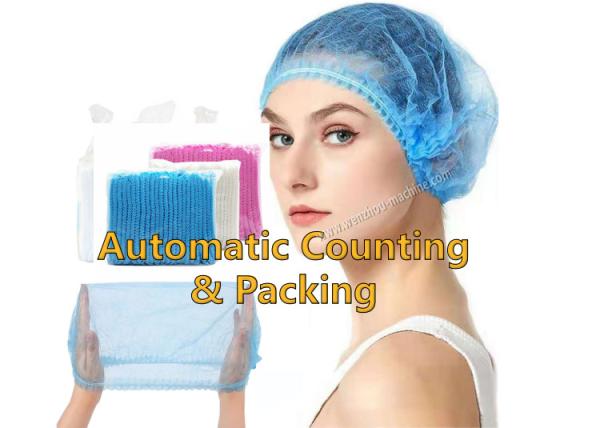 Fully Automatic High-Speed Disposable Non-Woven Bouffant Cap Making Machine