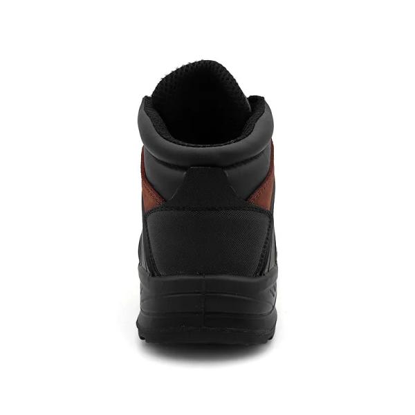 Chaussures en cuir Brown Crazy Horse Bottes de sécurité de protection industrielle S3