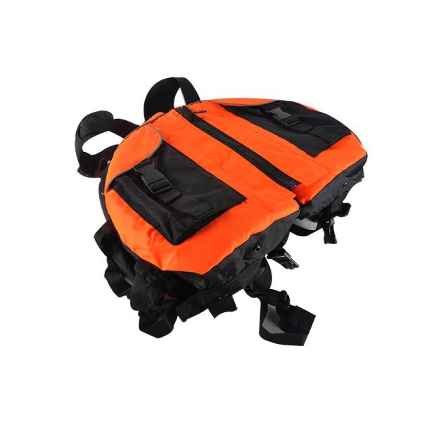 Revestimento de vida adulto do equipamento de segurança do caiaque, cor da laranja da engrenagem da segurança da canoa