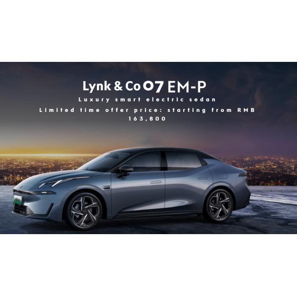 Высокоскоростной гибридный электромобиль Geely LYNK&CO 07 EM-P 2024 Ev Car REEV LYNKCO 07 EM-P