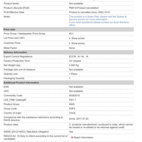 7MF4433-1DA22-2AB6-Z A02 SIEMENS Передатчик для дифференциального давления и потока