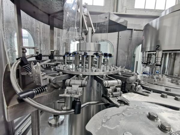 Rotary Type Mineral Water Production Plant , Plastic Bottle Filling Machine