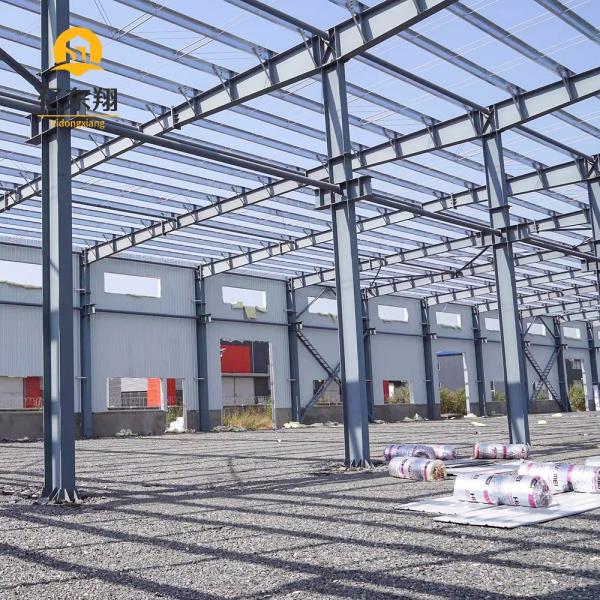Prefabricated Steel Frame Warehouse Building with Earthquake Resistance