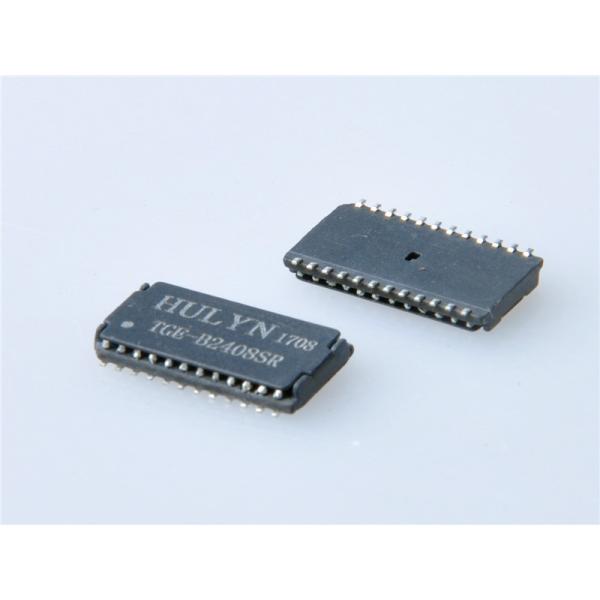 10/100/1000 Base-T Quad port SMD  LAN Magnetic Transformer,24PIN,Very low profile PCMCIA /PC Card, SMD package.