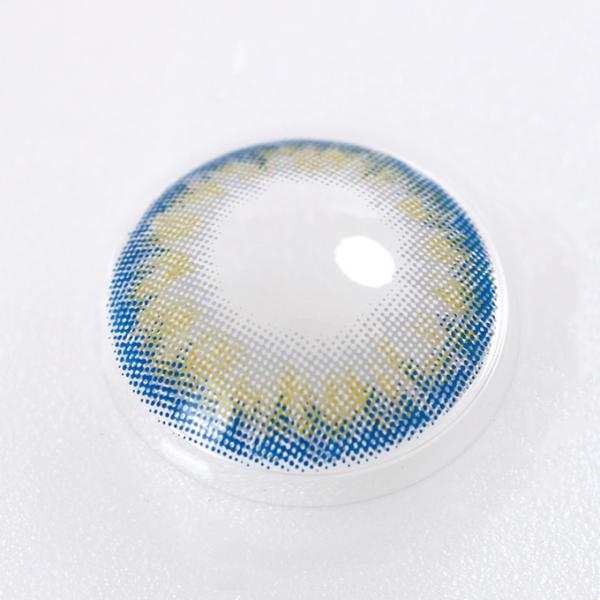 Odm Natural Rainbow Sky Blue Contact Lenses Eye Cosmetic Colored Contacts 14.5mm