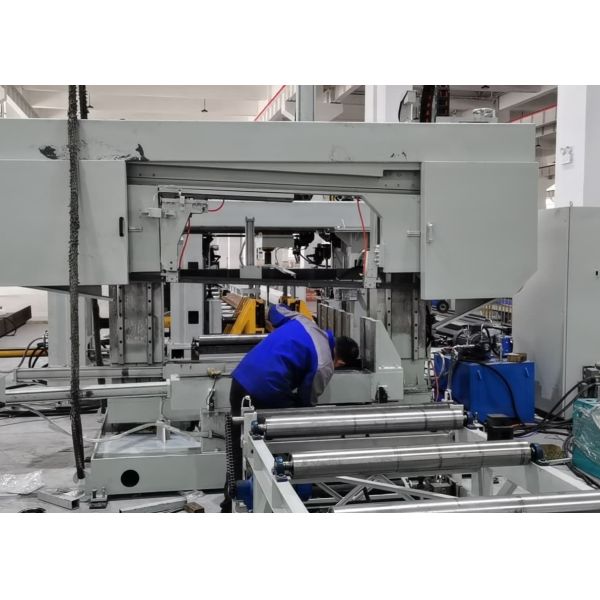 BT40 Main Spindle CNC 3D Beams Drilling Marking Machine Line PLC Control Method