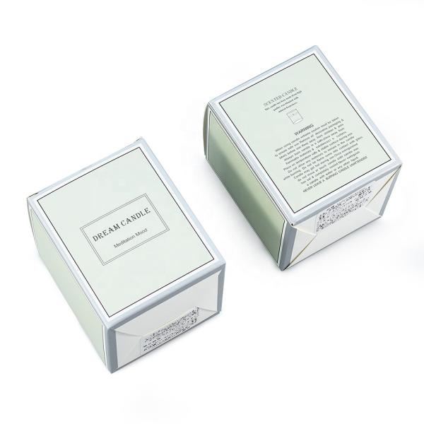 China High Quality Paper Card Packaging Box Supplier For Scented Candle