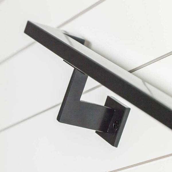 Contemporary Steel Stair Rail Linear Handrail Bracket for Simple Handrail Installation