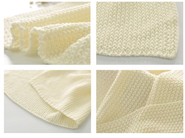Premium Soft Cozy Knitting Blanket Baby Home Cotton Thermal Blanket