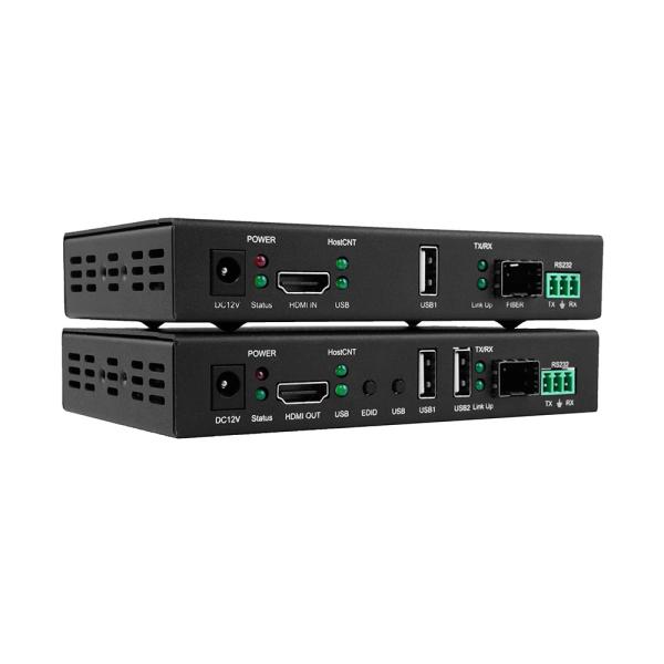 4K HDMI Fiber Extender with KVM and RS232

Professional Zero-Latency HDMI Fiber Optic Extender

4K@30Hz HDMI over Single-Mode Fiber Extender
