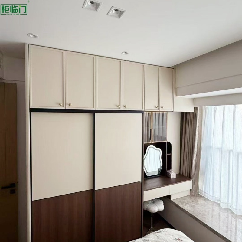 Customizable Aluminium Wardrobe Cabinet Moisture Proof Easy Installation