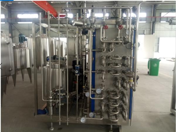 316 Stainless Steel Milk Beverage UHT Sterilization Machine PLC Controlled