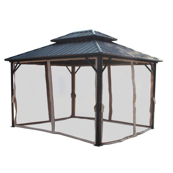 Transform Your Outdoor Space with a Customized and Functional Hexagonal Steel Gazebo