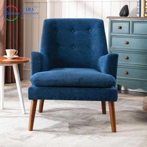 New Designed Modern Style Bedroom Sofa Chair Single Seat  Home Hotel Soft Fabric Fancy Chairs For Living Room