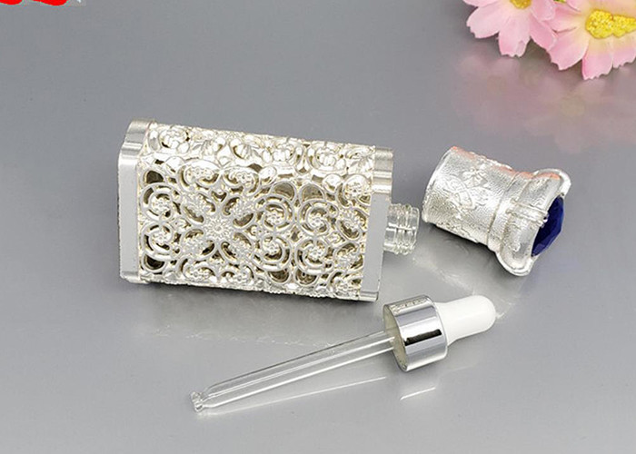 Декоративные стеклянные флаконы духов 10ml плоско формируют модное возникновение