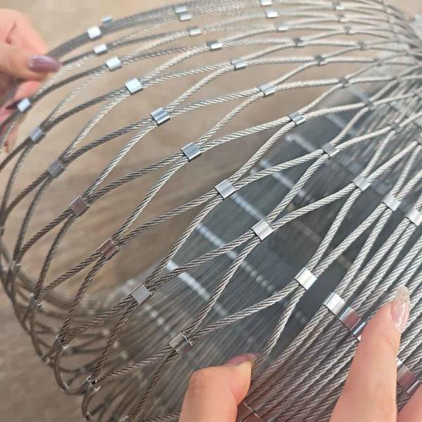 Acero inoxidable malla de alambre anti drones 3m x 3m personalizable