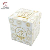 O OEM CMYK imprimiu Matte Luxury Candle Packaging Box feito a mão