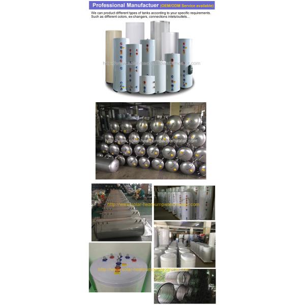 Portable Hot Water Storage Tank Titanum Coil Heat Exchanger Long Life Span