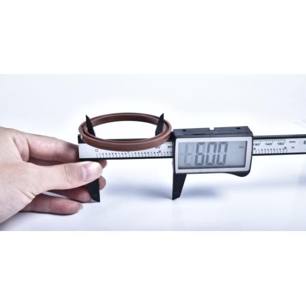 High Temp Resistant Hydraulic Cylinder Seals Brown U Shaped O Ring FKM USH Packing